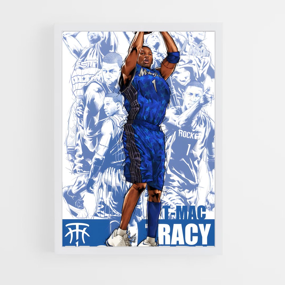 Poster MVP McGrady – affiche Basketball (vue 3)